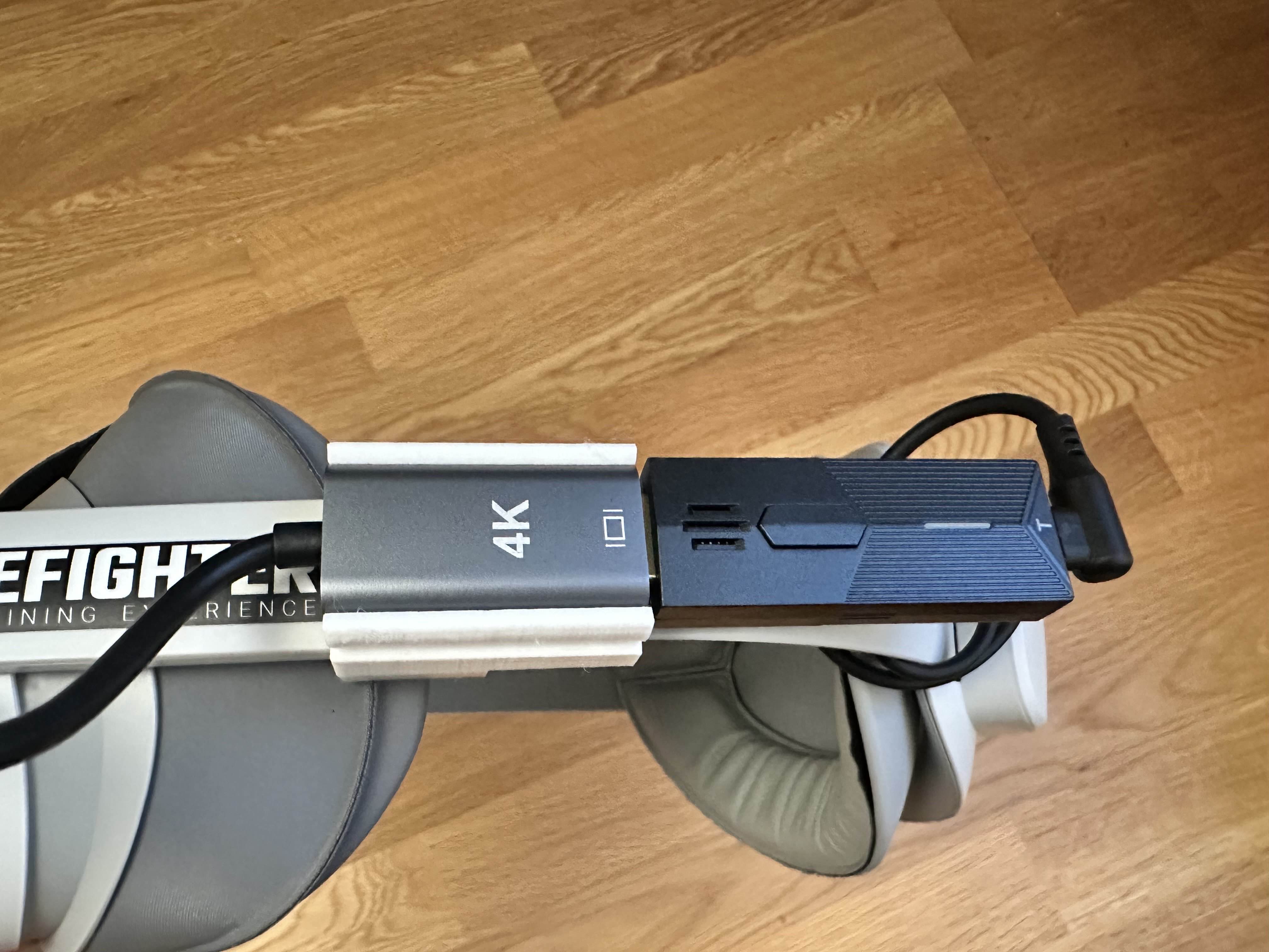 USB-C auf HDMI: Transmitter T und Receiver R