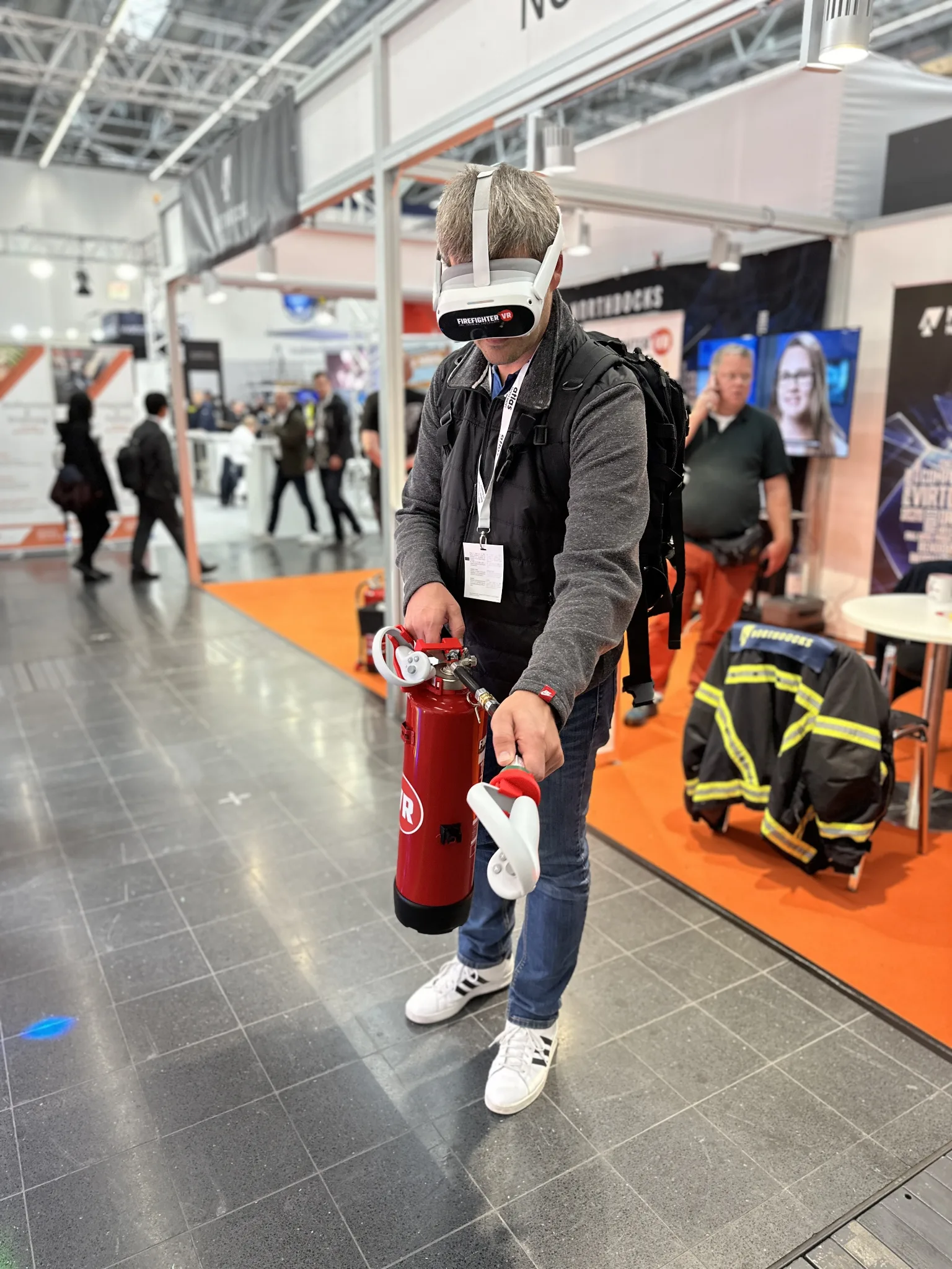 VR Feuerlöscher Training – Brandklasse erkennen