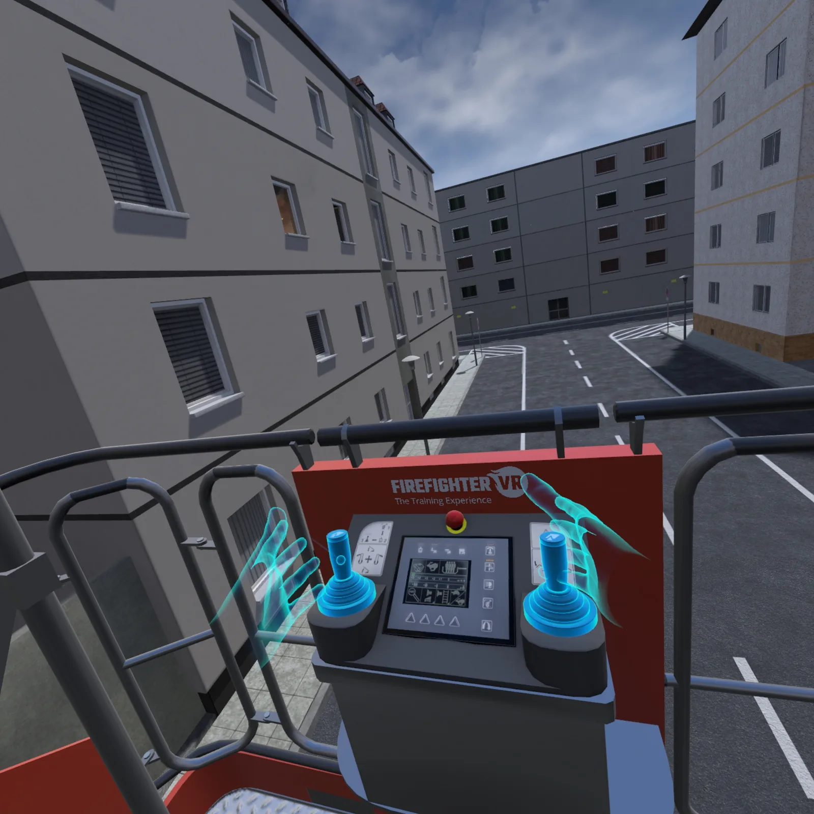 VR Drehleiter Training – Leiterpark ausfahren