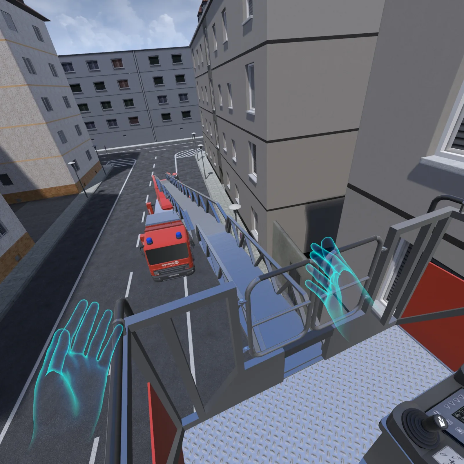 VR Drehleiter Training – Personenrettung aus Höhe