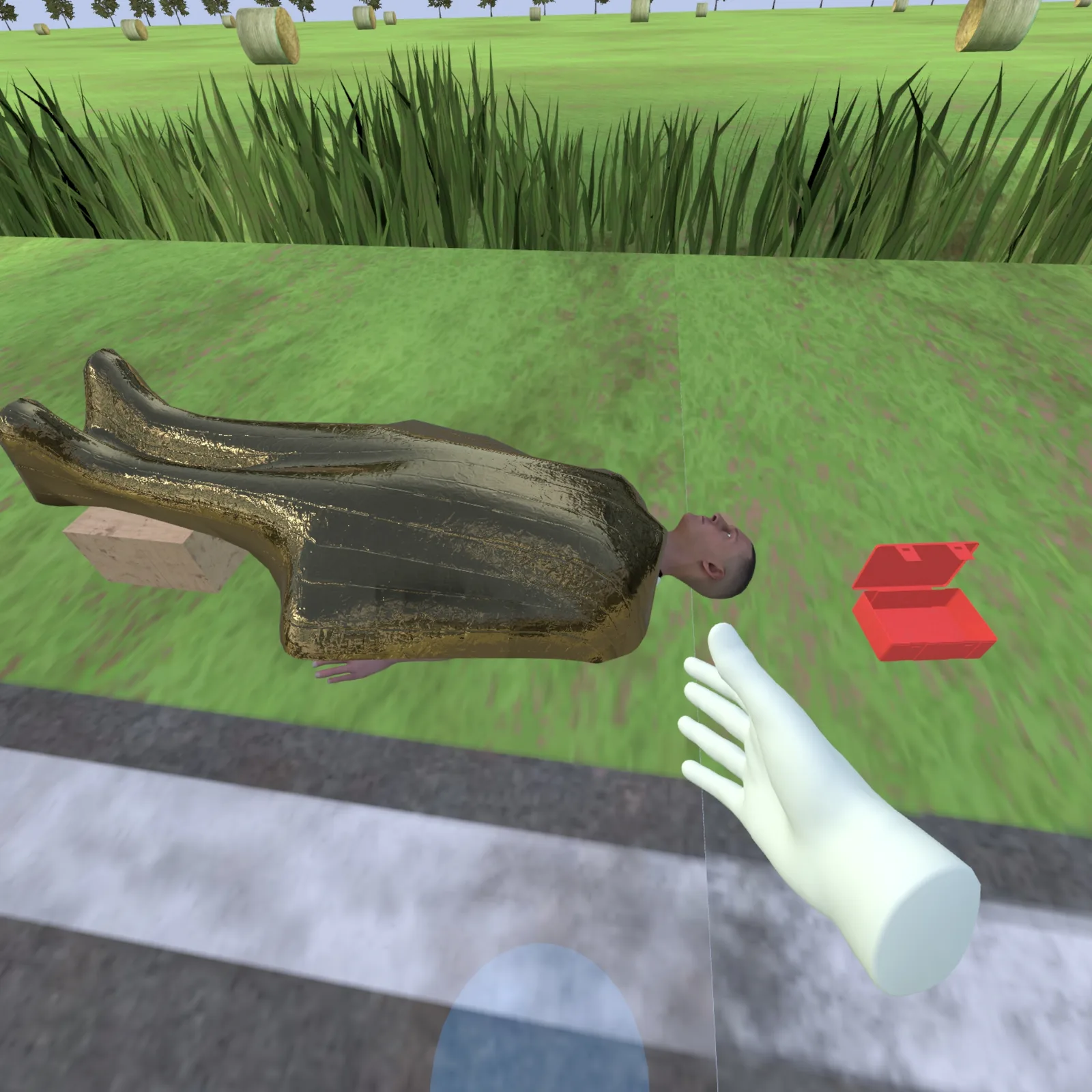 VR Erste Hilfe Training – Verbandanlegen üben