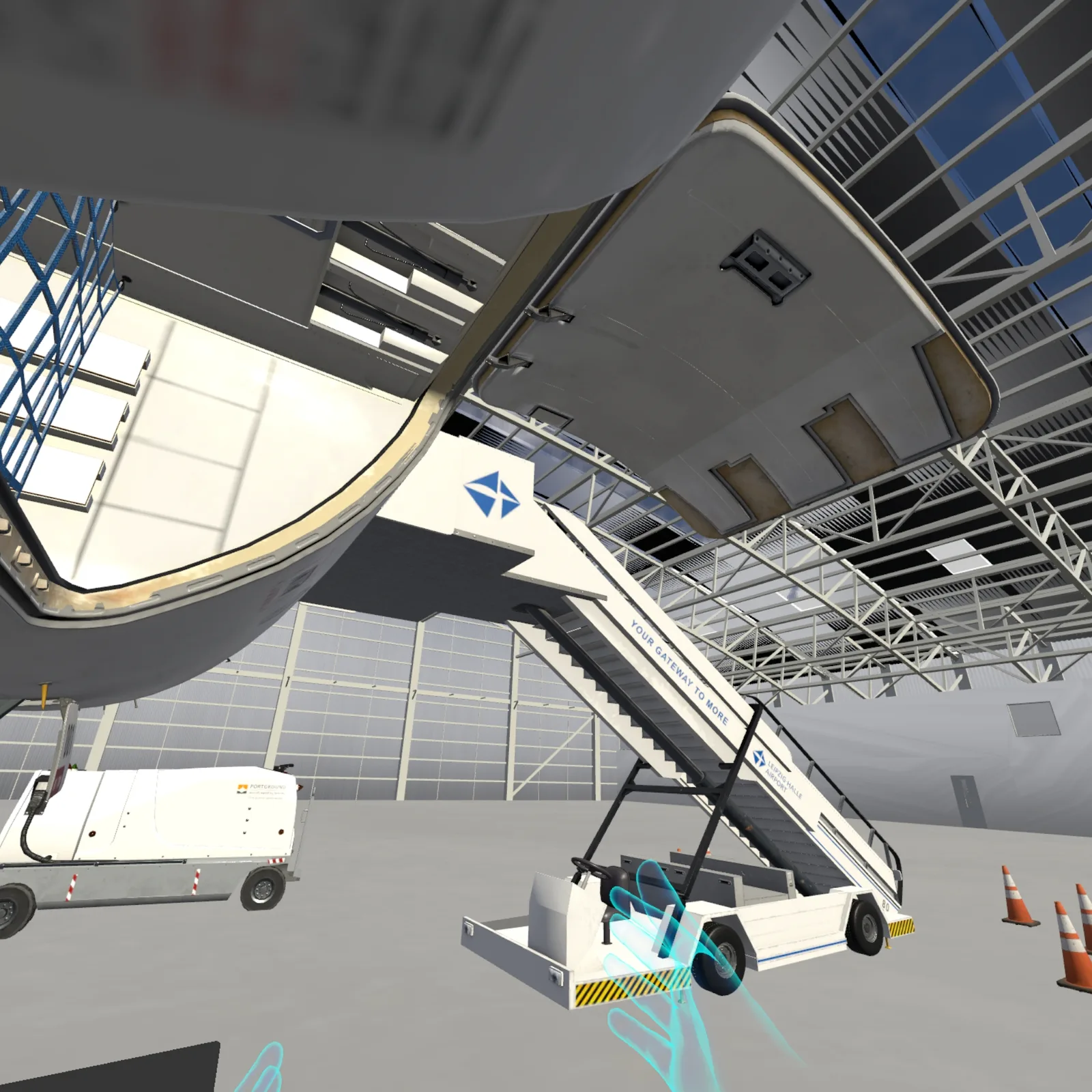 VR Flughafen Brandbekämpfung – Vorfeld-Einsatz Simulation