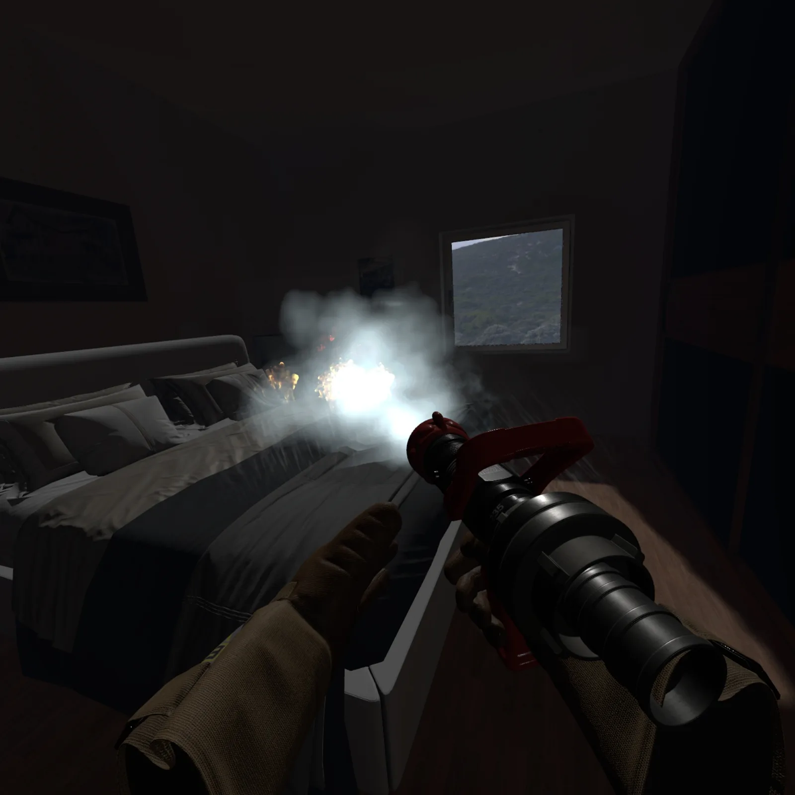 VR Innenbrand Training – Brandbekämpfung im Wohnzimmer
