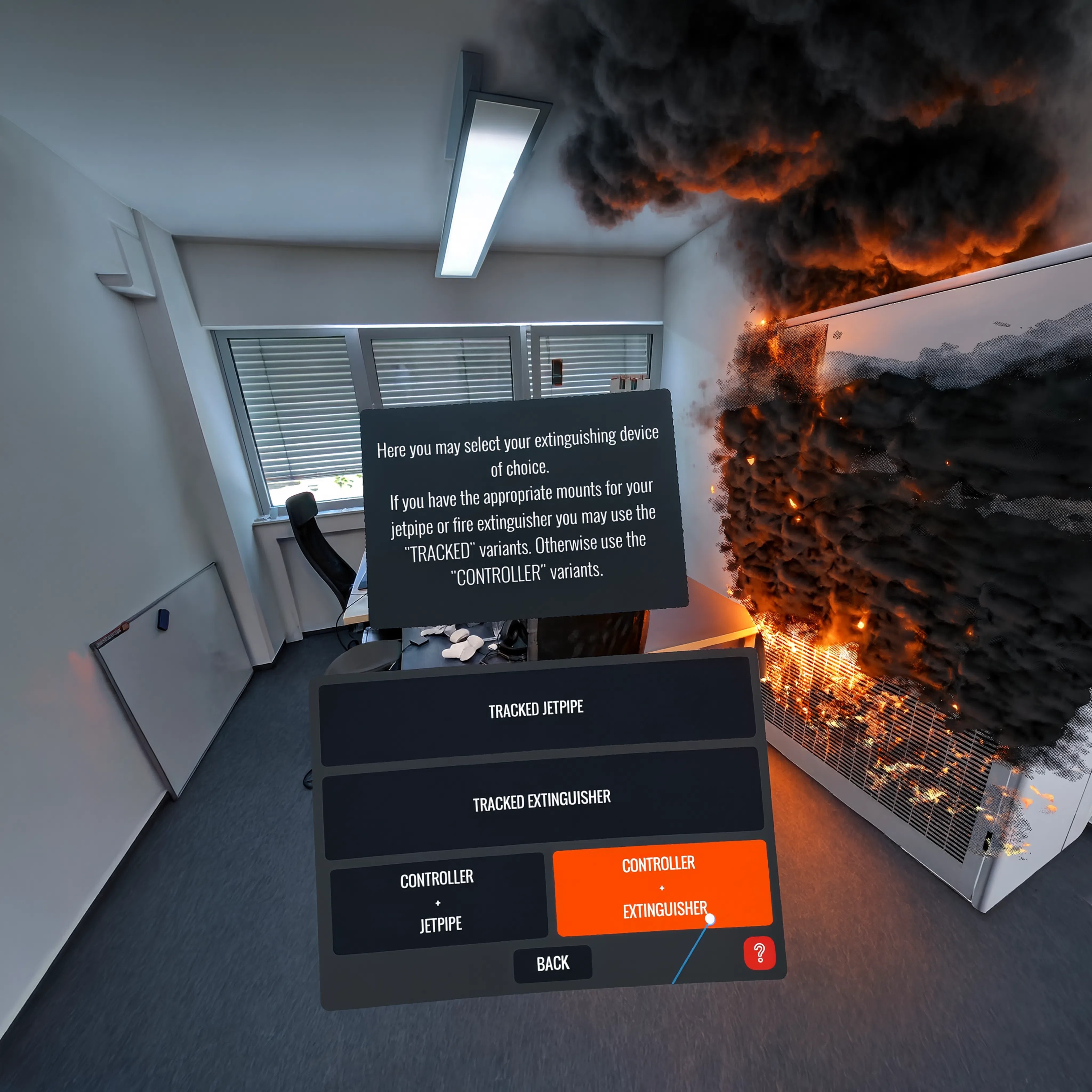 VR Löschangriff Training – Koordinierter Schlauchaufbau und Strahlrohrführung