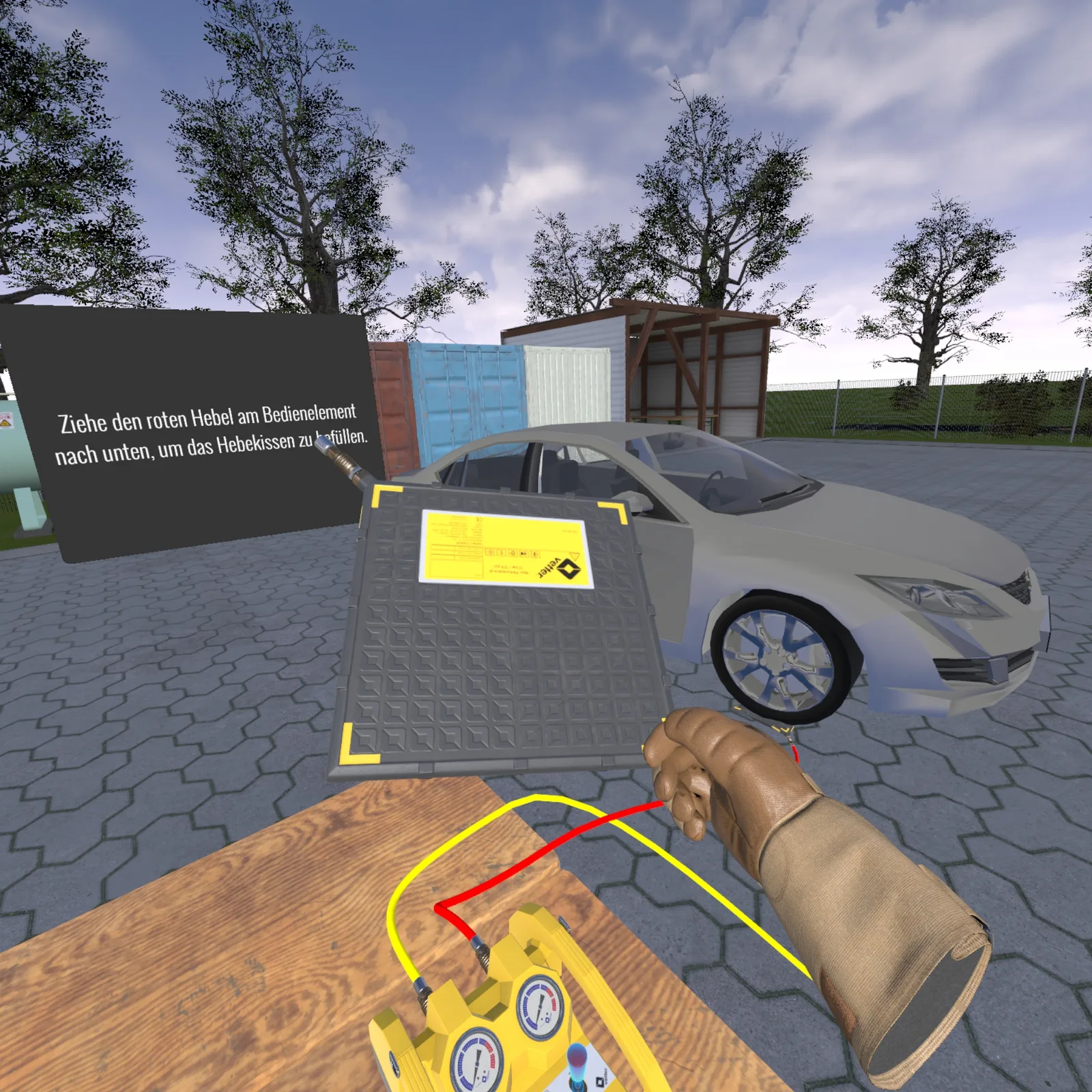 VR Notfallpneumatik Training – Patienten schonend befreien