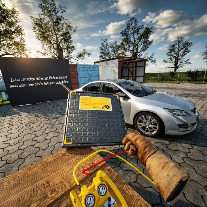 VR Notfallpneumatik – Spreizer und Schere Training