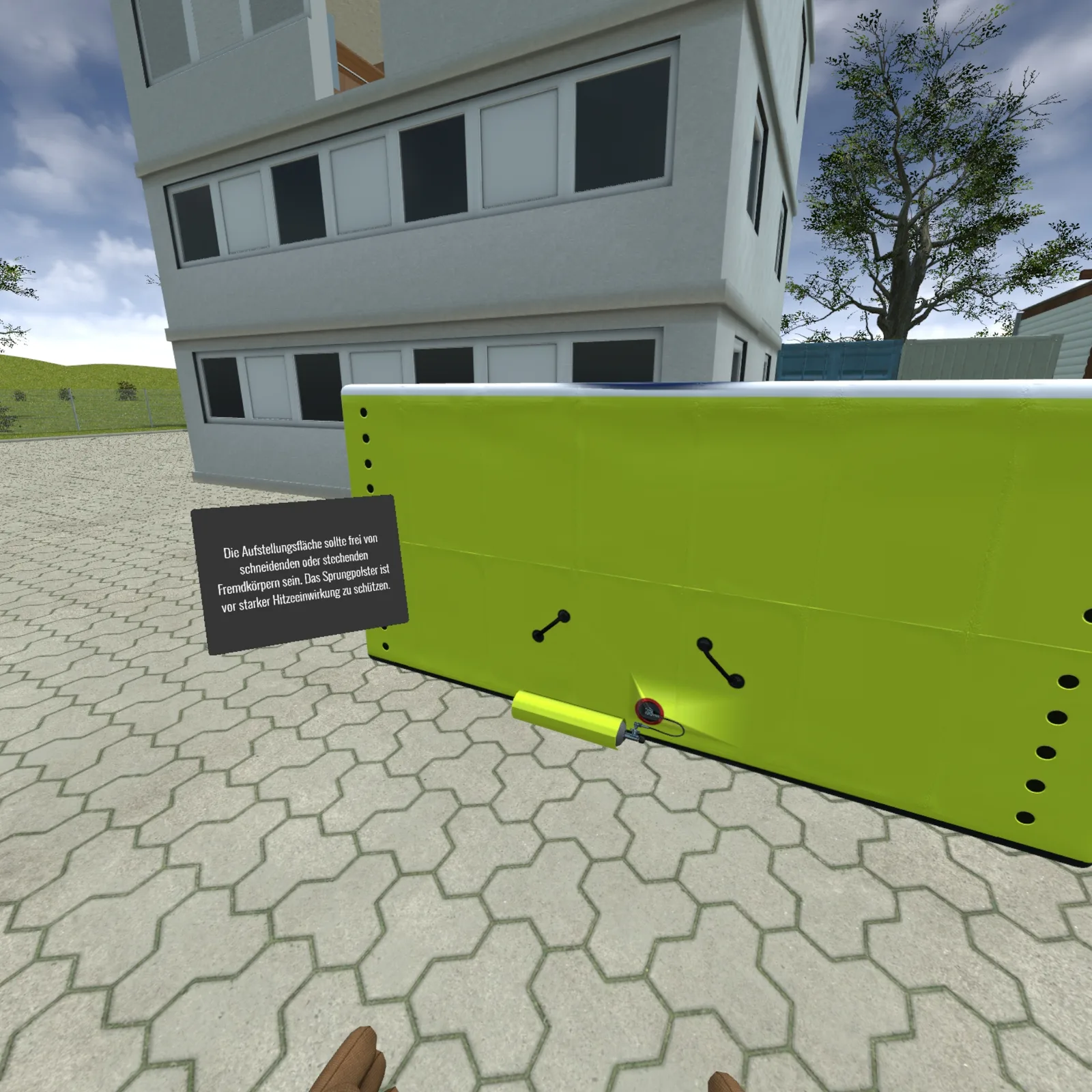 VR Sprungkissen Training – Sprungtechnik erlernen
