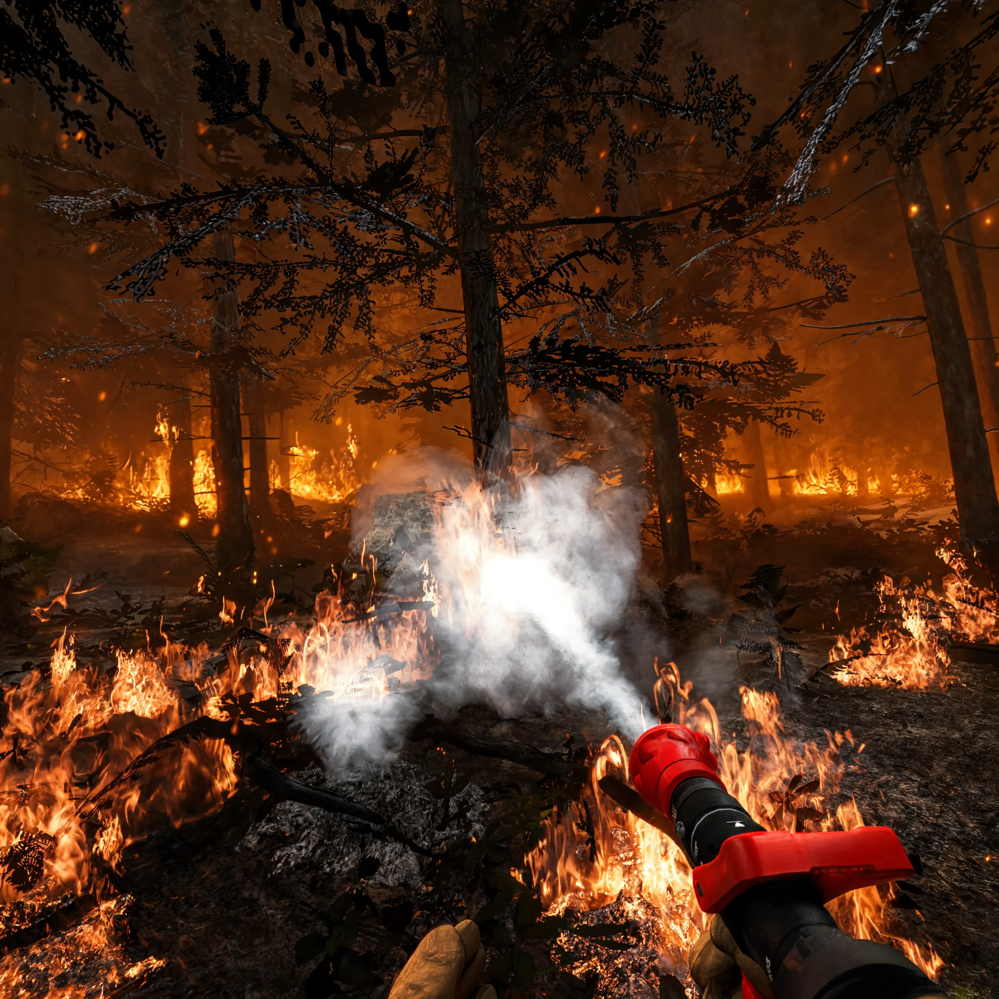 VR Strahlrohrtraining – Löschangriff Waldbrand