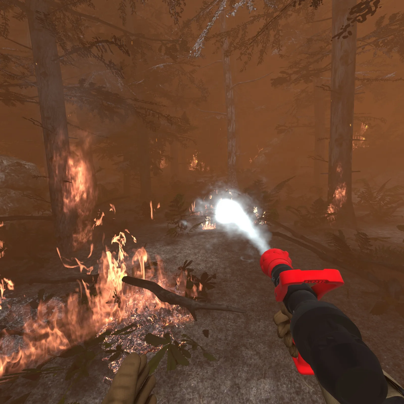 VR Waldbrand Training – Riegelstellung bilden