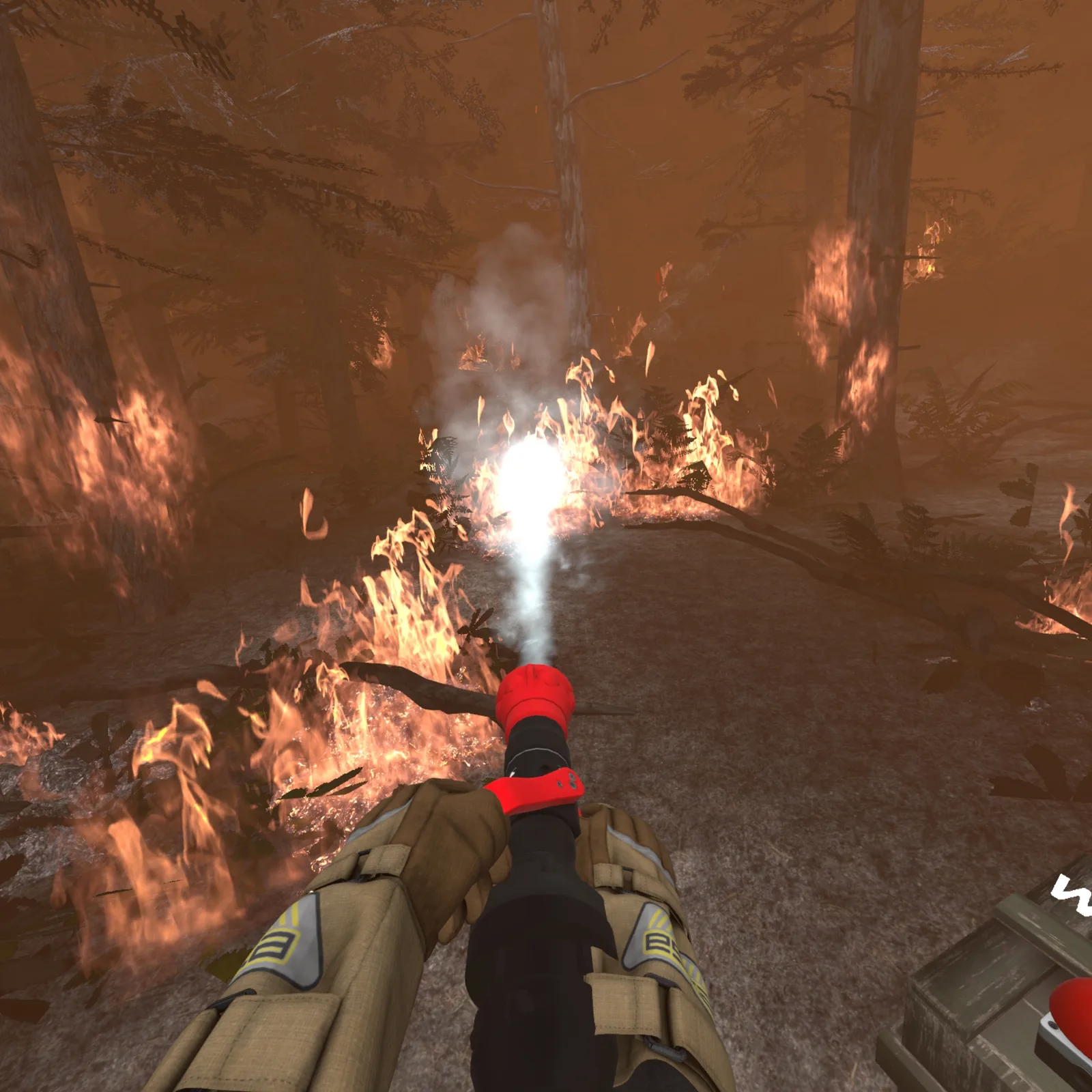 VR Waldbrand Training – Taktische Rückzugsroute